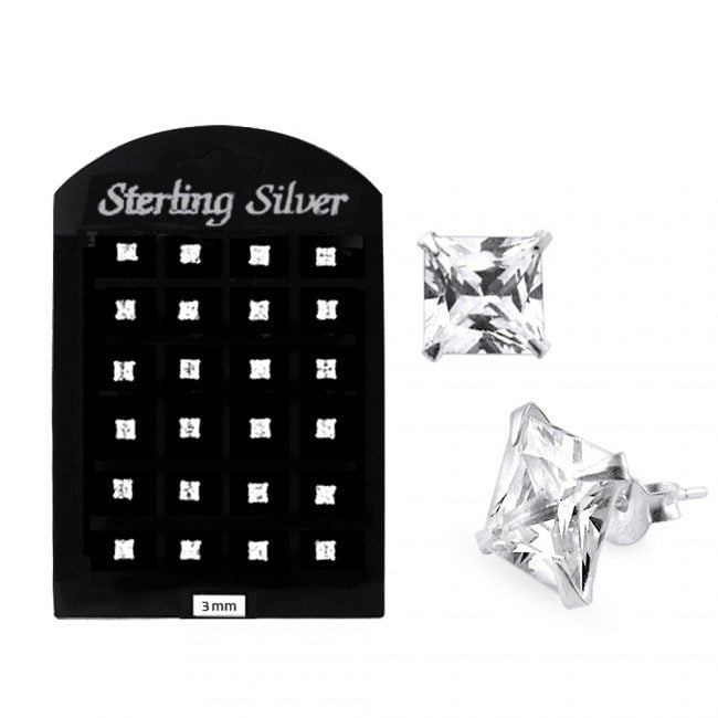 Square Stud Earrings