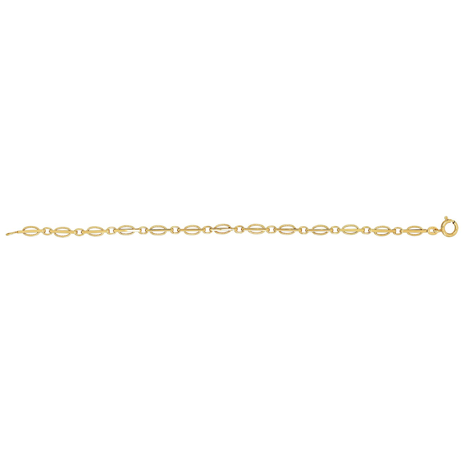 9ct Yellow Gold Ladies' 7.5 Inches London Transport Bracelet - Image 2