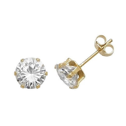 CZ stud earrings