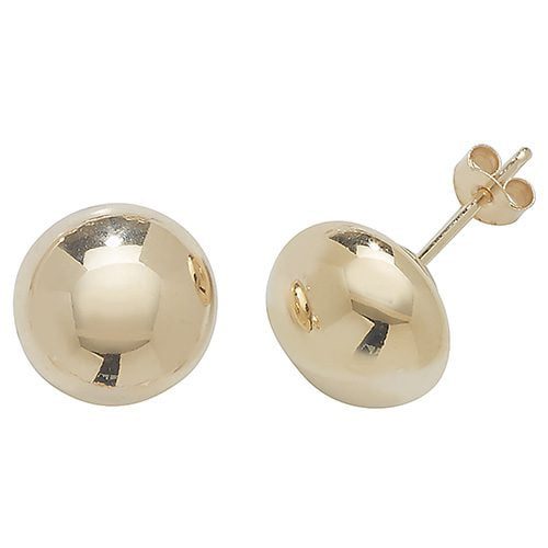 Button Stud Earrings