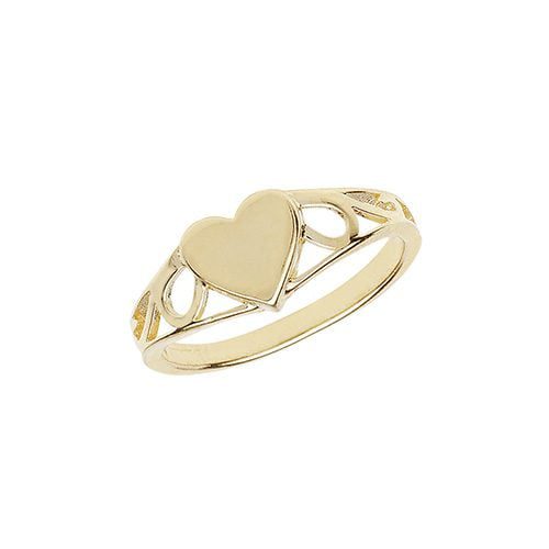 Signet Heart Ring