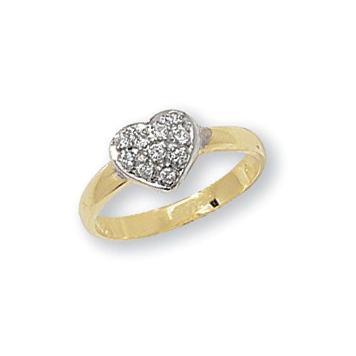 Heart CZ Ring