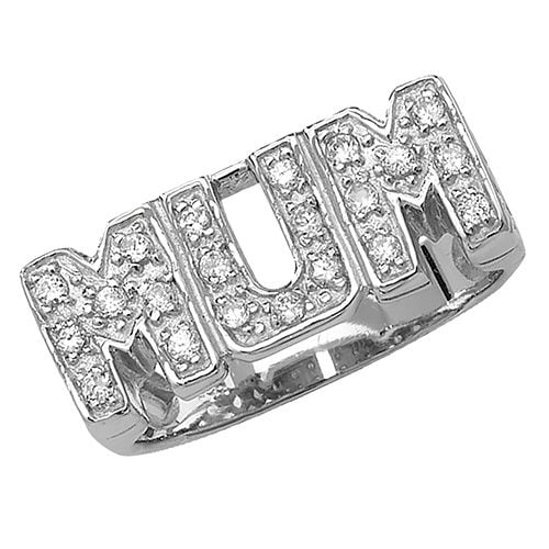 Mum CZ Ring