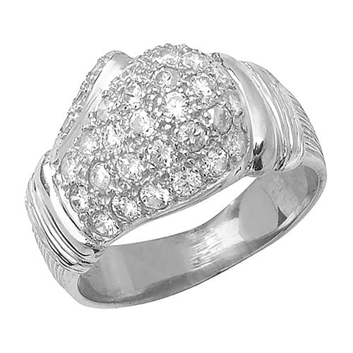 925 Sterling Silver Men's CZ Boxing Glove Ring