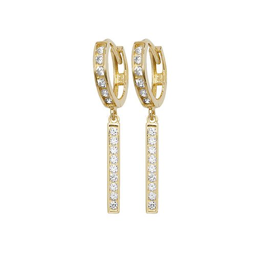 9ct Yellow Gold Drop Earrings