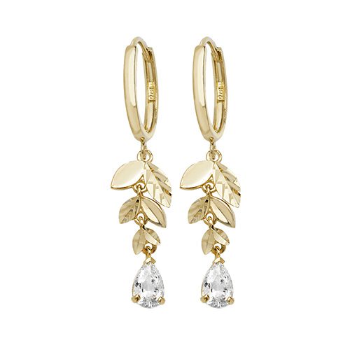 9ct Yellow Gold Drop Earrings