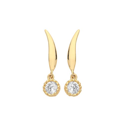 Gold Drop Earrings