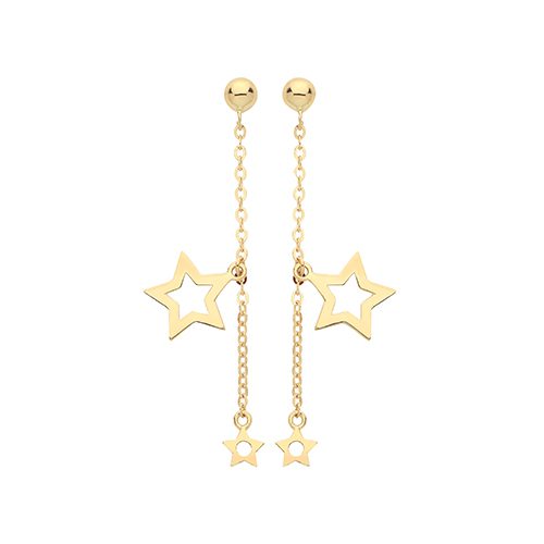 Star Drop Earrings