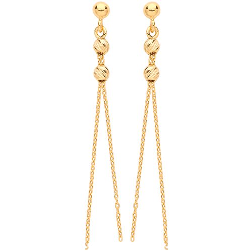 Gold Drop Earrings