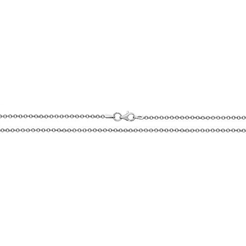 925 Sterling Silver Rhodium Plated Belcher Chain 16" 18" 20" [2.90g to 3.60g]