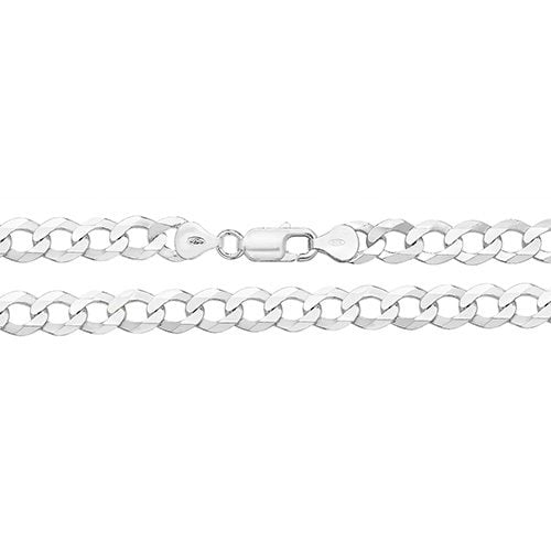 Sterling Silver Flat Open Curb Chain