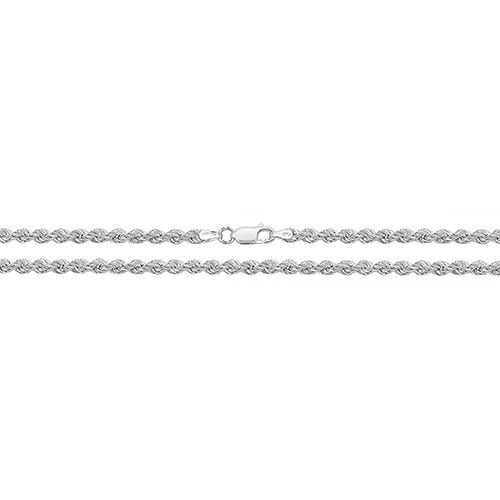 925 Sterling Silver Rope Chain 7" 18" 20" 22" 24" 30" [4.50g - 16.00g]
