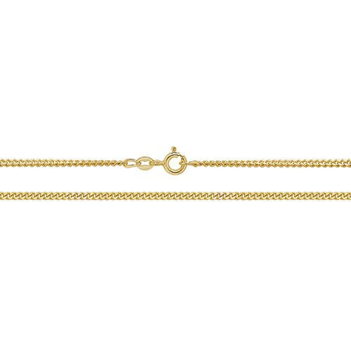 9ct Yellow Gold Close Curb Chain 16" 18" 20" 22" 24" 26" 28" 30" [5.40g - 9.60g]