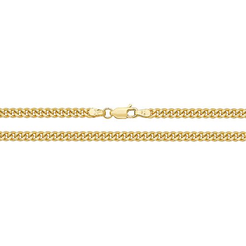 9ct Yellow Gold Close Curb Chain 16" 18" 20" 22" 24" 26" 28" 30" [13.90g - 26.10g]