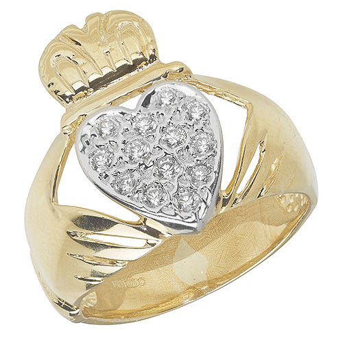 CLADDAGH CZ RING