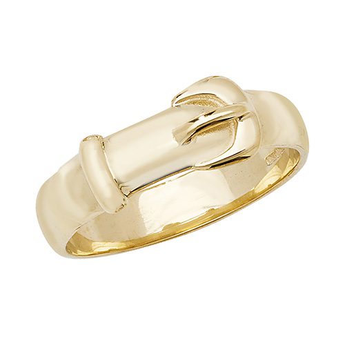 Mens Plain Buckle Ring