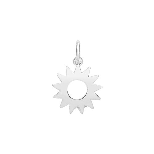 925 Sterling Silver Sun Pendant
