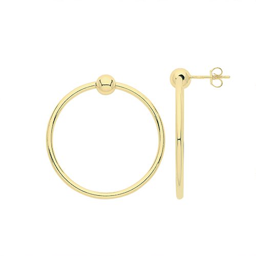 Hoop Drop Earrings