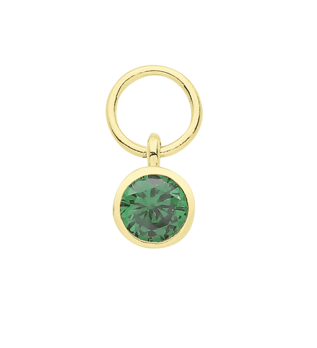 Emerald Green Earring Charms