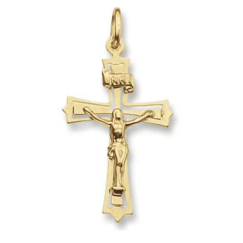 Gold Crucifix Pendant
