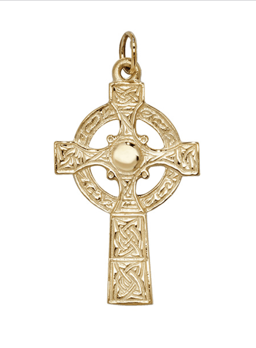 Gold Celtic Cross Pendant
