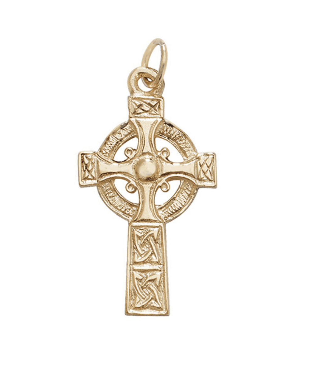 Gold Celtic Cross Pendant