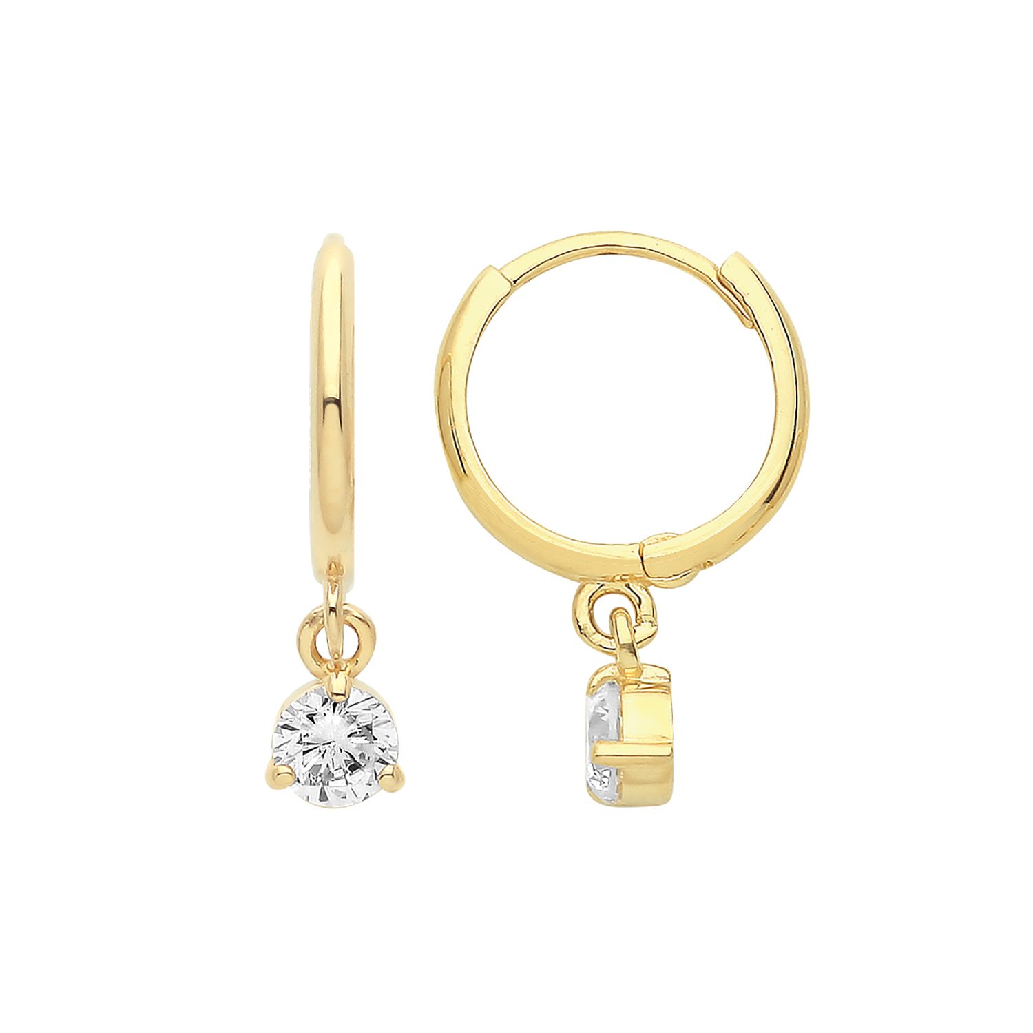 Gold CZ Earring