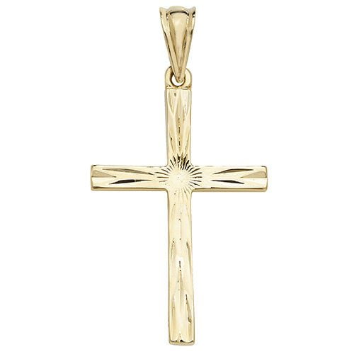 Patterned Cross Pendant