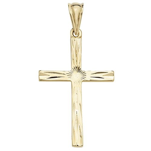 Patterned Cross Pendant