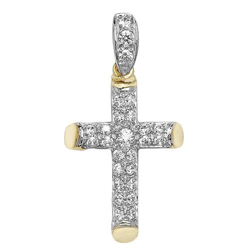 Cross CZ Pendant