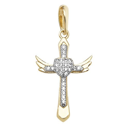 CZ Cross Pendant