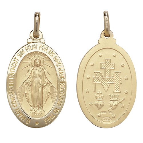 Double Sided Oval Pendant