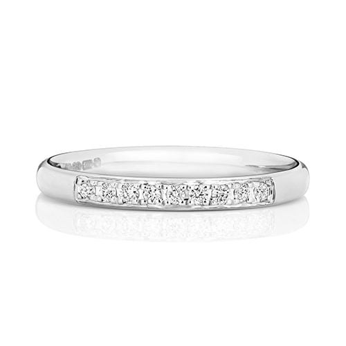 Diamond Eternity Wedding Ring Grain Set