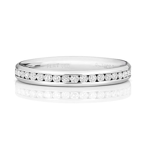 Platinum Eternity Wedding Band