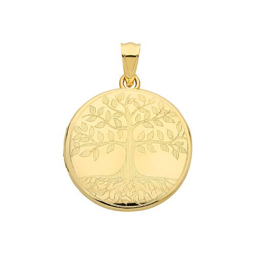 Tree Of Life Engraved Pendant