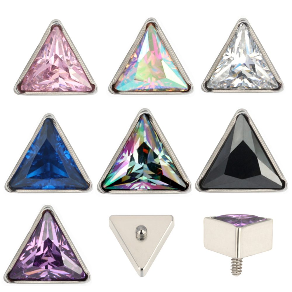 Flat Back Triangle Shape