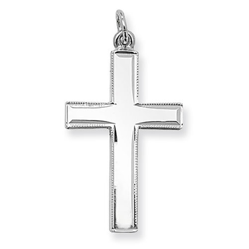 Silver Plain Cross Pendant