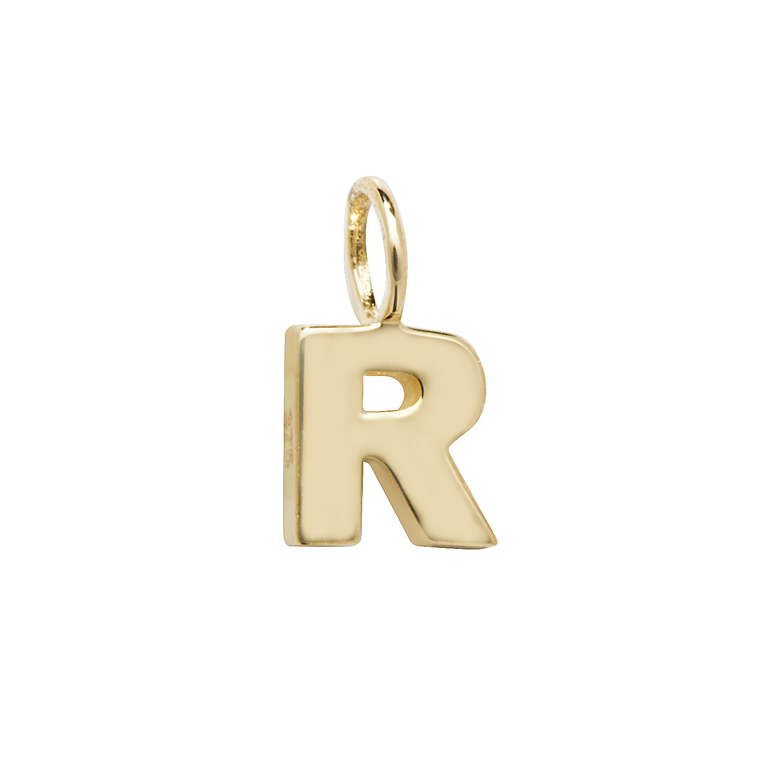 Initial R Pendant Charm