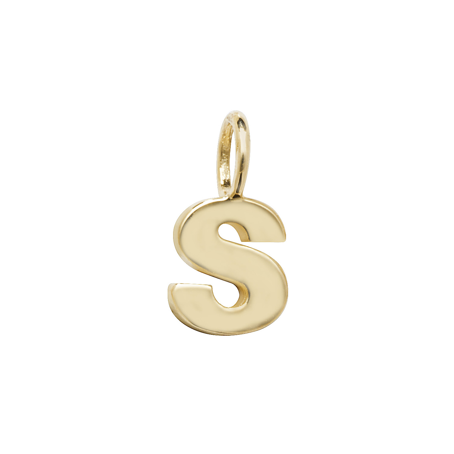Initial S Pendant Charm