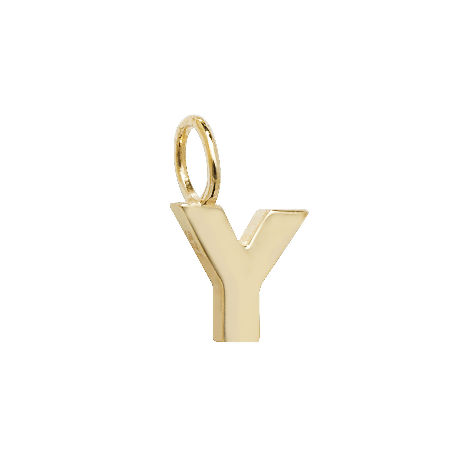 Initial Y Pendant Charm