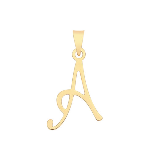 Initial A Pendant Charm