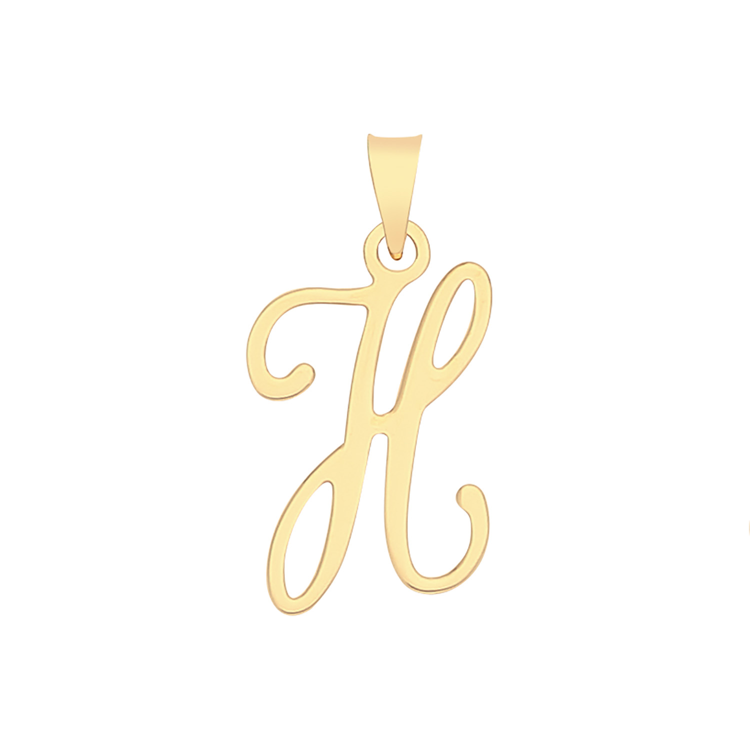 Initial H Pendant Charm