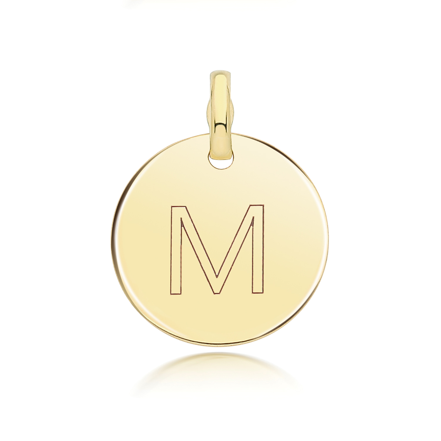 Initial M Pendant Charm