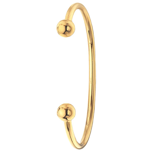 Men's Solid Torc Bangle