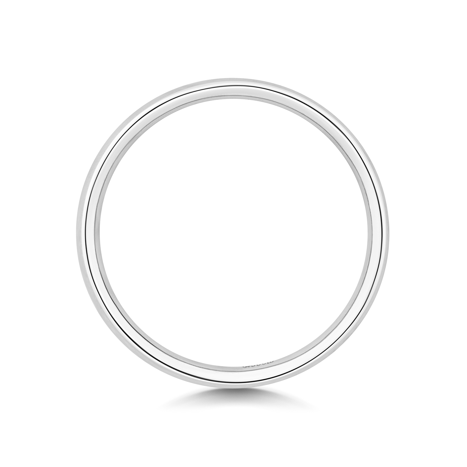 18ct White Gold PCut Eternity Ring with Channel Set Diamonds Wedding Band (2.30g- 2.80g) - Image 3