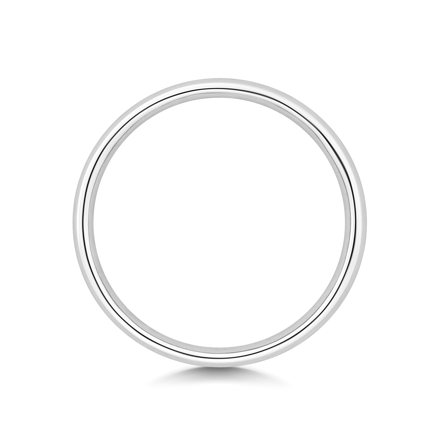 18ct White Gold PCut Eternity Ring with Channel Set Diamonds Wedding Band (1.60g- 2.10g) - Image 3