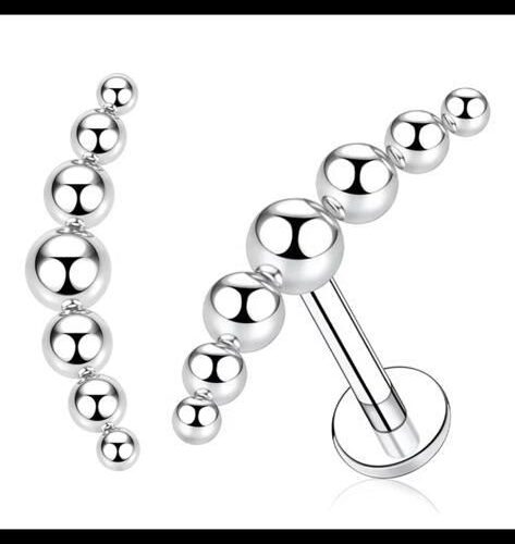 Titanium Threaded Flatback