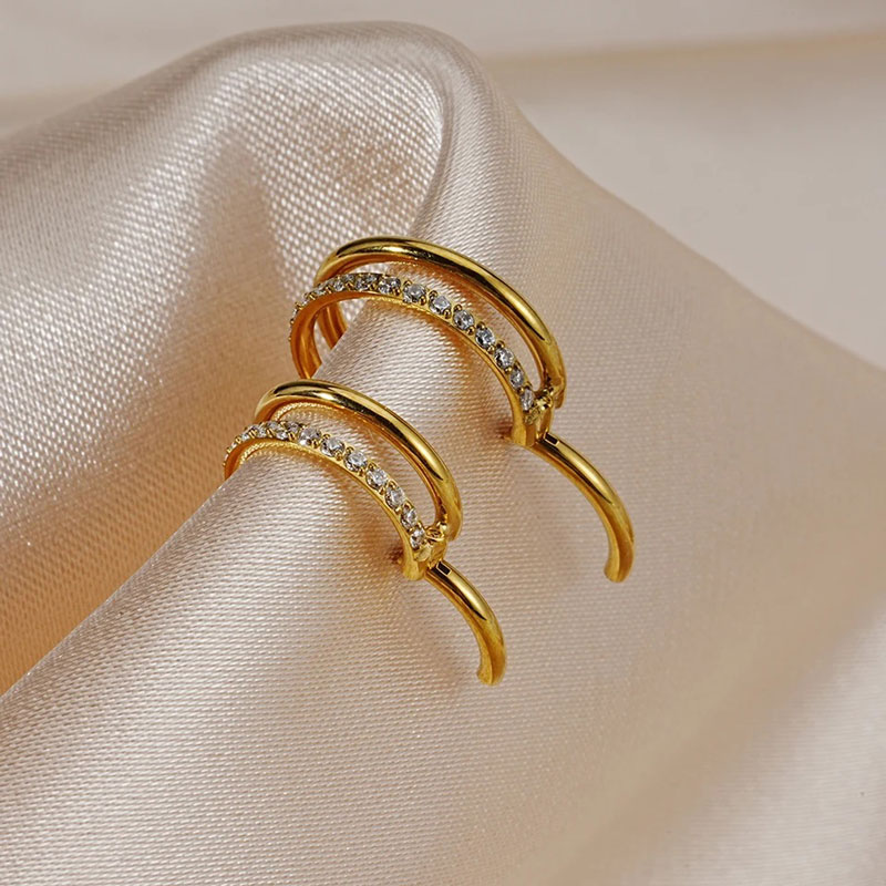 Double Hoop Clicker Ring