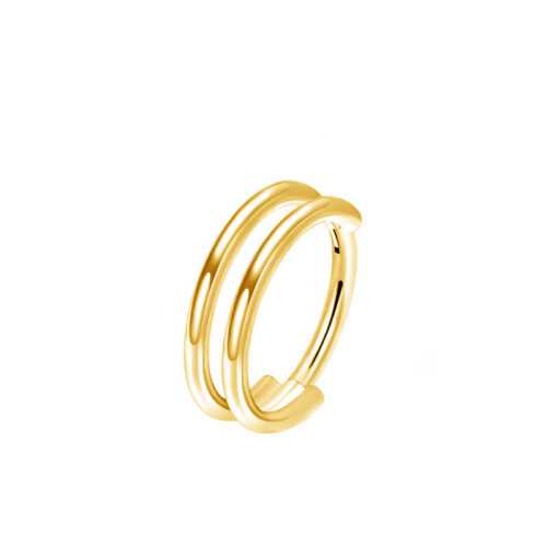 Double Hoop Clicker Ring