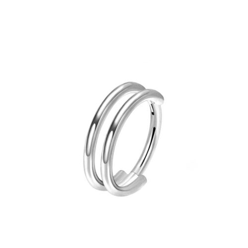 Double Hoop Clicker Ring